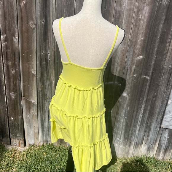 Zara Lime Green Mini Dress - Picture 4 of 6